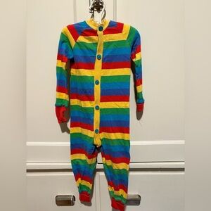 Vintage Wibbies Striped Colorful Cotton One Piece